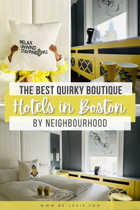 Boston makes for a fantastic city break destination in the USA but when it comes to hotels they have lots! Read about 15 unique and quirky hotels in Boston based on neighbourhood as well as hotels with great views of the harbour and city. It also includes quirky facts and personal recommendations on what makes each one a great option. Boston I Boston Hotels I Hotels with a View I Luxury Hotels I Budget Hotels I Mid-range Hotel I Neighbourhoods I Visit Boston #boston #hotels #citybreaks Lowkey Luxury, Best Hotels In Boston, Hotels In Boston, Cambridge Boston, Visit Boston, Luxury Elopement, Downtown Boston, Visiting Boston, Boston Hotels