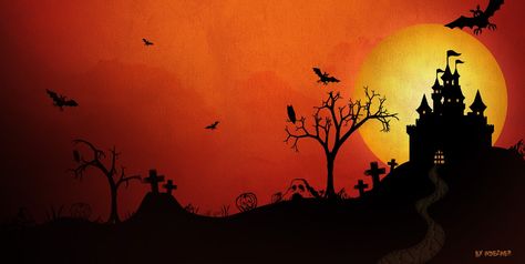 Halloween Horizontal Wallpaper, Halloween Wallpaper Ipad Horizontal, Halloween Backgrounds Horizontal, Halloween Backgrounds Landscape, Halloween Background Horizontal, Halloween Events, Charmmy Kitty, Popular Cartoons, Kitty Wallpaper