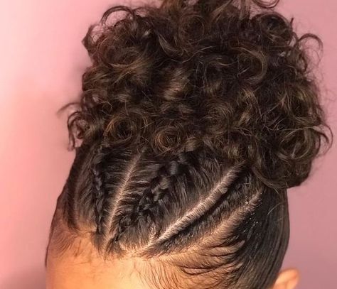 Mixed Curly Hair, Goddess Braids Hairstyles, Cute Curly Hairstyles, Curly Hair Styles Easy, Hair Twist Styles, Hairdos For Curly Hair, Natural Curls Hairstyles, Natural Hair Styles Easy, Curly Hair Inspiration