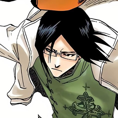 Bleach Uryu Ishida Icon, Bleach Quincy Icon, Uryu Ishida Icons, Bleach Uryu, Bleach Men, Bleach Pfps, Ishida Uryuu, Uryu Ishida, Witch Characters