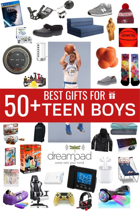 The 50 Best Gifts for Teen Boys This Holiday Season | From tech toys to stylish clothing, this list has 50 items the tween or teen boy in your life is sure to love this holiday season. Gifts for gamers, gifts for athletes, and more! 2022 Christmas Gifts For Boys, Diy Teen Boy Gifts, Gifts For 5th Grade Boys, Gifts For Preteen Boy, Gifts For 6th Grade Boy, Best Gifts For Teen Boys 2022, Christmas List Teen Boy, Pre Teen Boys Christmas Gifts, Pre Teen Boy Gift Ideas