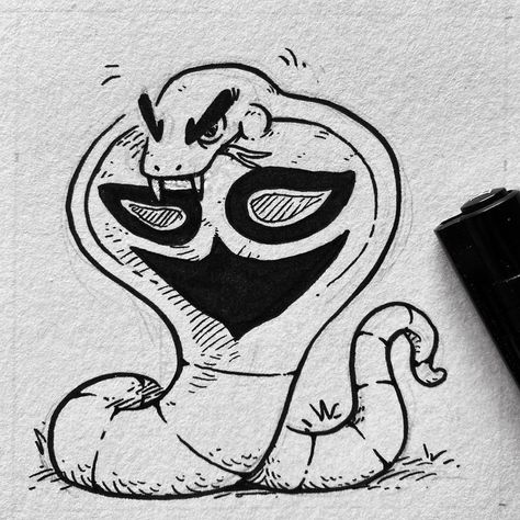 Arbok Pokemon Tattoo, 151 Pokemon, Pokemon Project, Pokemon Sketch, Pokemon Tattoo, Graffiti Illustration, Pen Art Drawings, Pokemon Coloring Pages, Pokemon Coloring