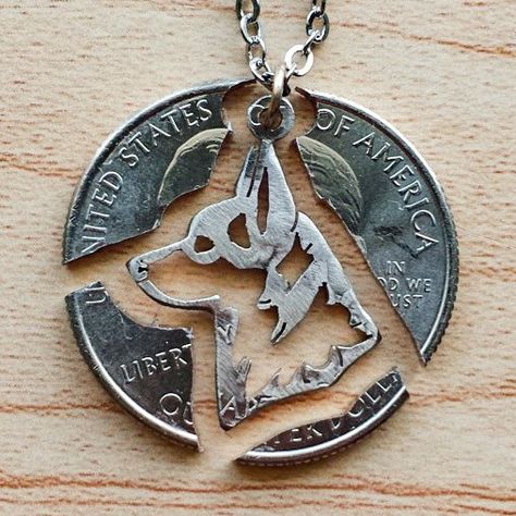 Rock Macrame, Pretty Objects, Cut Coin Jewelry, Pear Shaped Diamond Necklace, Christmas Gift Items, Dremel Projects, Custom Coins, Metalsmithing Jewelry, Diamond Cross Necklaces