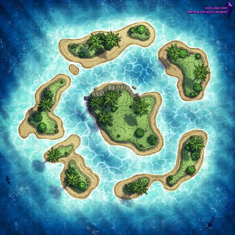 Fantasy Town, Sea Of Thieves, Tabletop Rpg Maps, Rpg Maps, Pirate Adventure, Rpg Map, Fantasy Island, Paper Games, Dungeon Maps