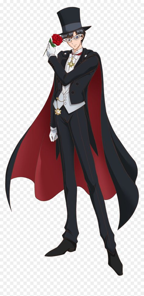 Tuxedo Mask Aesthetic, Sailor Moon And Tuxedo Mask, Sailor Moon Tuxedo Mask, Powerpuff Girls Characters, Sailor Moon Brooch, Mask Png, Saylor Moon, Monster Strike, Mask Aesthetic