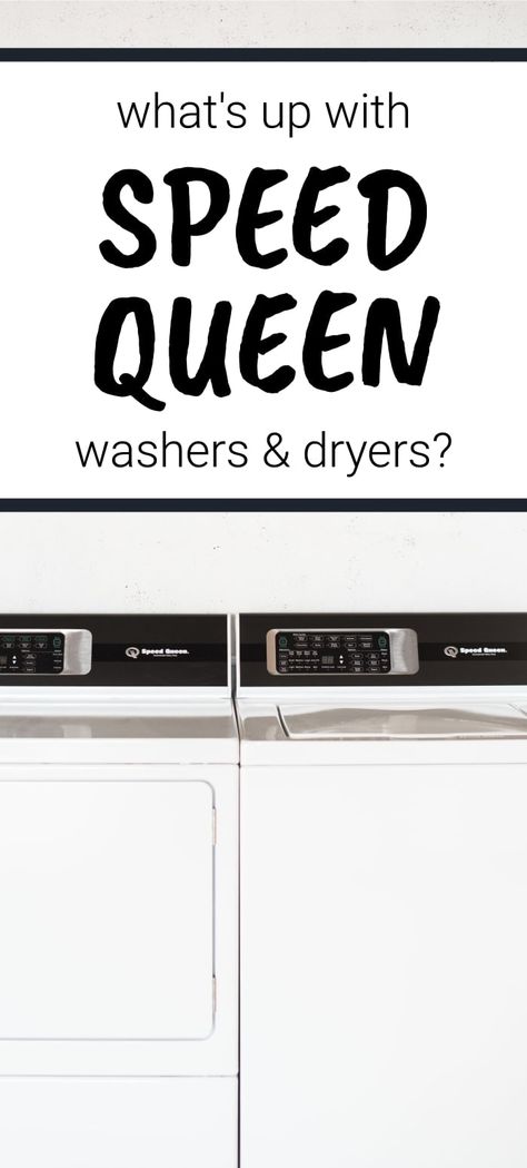 Laundry Room Speed Queen, Best Washer And Dryer 2023, Speed Queen Washer And Dryer, Speed Queen Laundry Room, Best Washer And Dryer, Victorian Remodel, Speed Queen Washer, Best Washer Dryer, Washer Dryer Kitchen