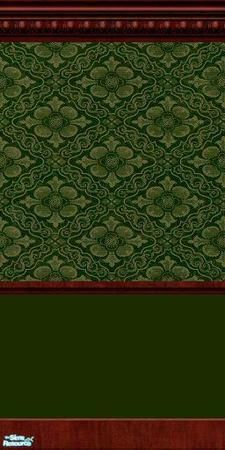 ogdengroves' Victorian Green Damask Wallpaper 2 Green Victorian Wallpaper, Green Damask Wallpaper, Gold Green Wallpaper, Victorian Wall, Modern Storage Cabinet, Victorian Wallpaper, Green Texture, Victorian Interiors, Victorian Farmhouse