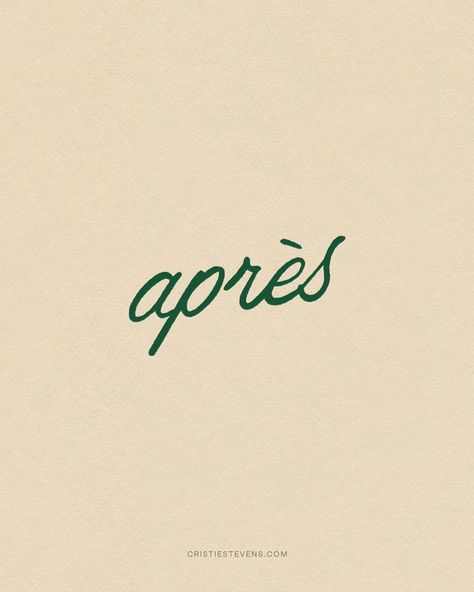 Hand drawn script font that says aprés in forest green color Healthy Design Graphics, Hand Drawn Logo Branding, Preppy Logo Ideas, Refined Logo Design, Timeless Fonts Logos Design, Bookshop Logo Design Ideas, 2025 Logo Aesthetic, Different Logo Styles, Logos And Branding