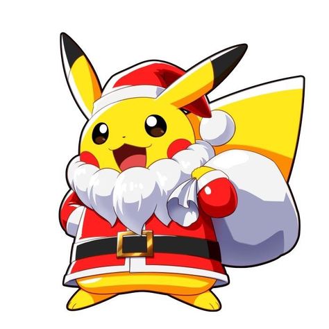 Pikachu now santachu.... Are you love this type pokemon... #pokemon #pokemongo #pikachu #pokemonart #pikachuart #santaclaus #christmas #fanart #artwork #anime #animeart #game #gaming #nintendo Thanksgiving Pokemon, Pikachu Fanart, Pokémon Christmas, Christmas Pikachu, Nintendo Christmas, Pikachu Christmas, Christmas Fanart, Svg Pokemon, Christmas Pokemon