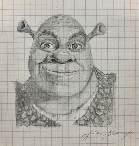 #shrek #drawing #art Shrek Sketch, Shrek Art, Shrek Drawing, Tools Drawing, Pinterest Ideas, Art Tools Drawing, Bullet Journal Art, Hand Art Drawing, Hand Art