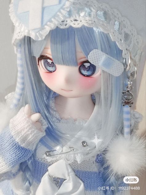 #doll #kawaii Anime Dolls Kawaii, Doll Pfp, Nendoroid Anime, Dollfie Dream, Doll Aesthetic, Fantasy Art Dolls, Kawaii Doll, Dream Doll, Unique Dolls