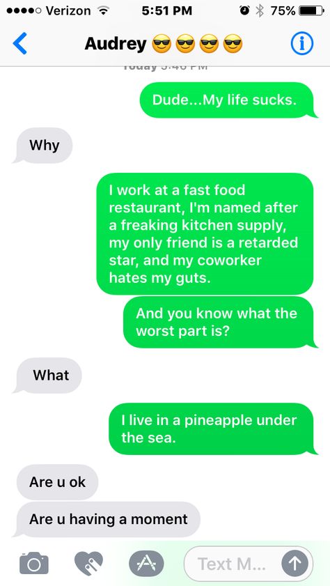 Spongebob Text Message Prank, Funny April Fools Pranks Over Text, Muffin Man Text Prank, Funny Pranks To Pull On People Over Text, Prank Text Messages Boyfriend, Pranks On Bf Over Text, Best April Fools Pranks Over Text, Spongebob Text Prank, Pranks To Do Over Text