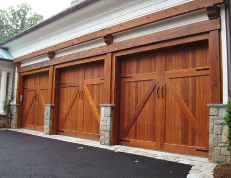 Best Garage Door Opener, Unique Garage Doors, Custom Wood Garage Doors, Carriage House Doors, Carriage Garage Doors, Wooden Garage Doors, Sectional Garage Doors, Garage Door Types, Steel Garage Doors