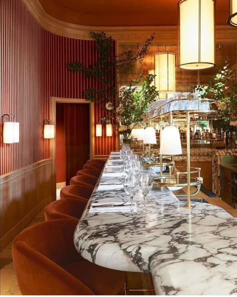 Joseph Dirand, Bar Interior Design, Luxury Restaurant, French Restaurants, Jw Marriott, Bar Interior, Paris Restaurants, Bar Design Restaurant, Restaurant Interior Design