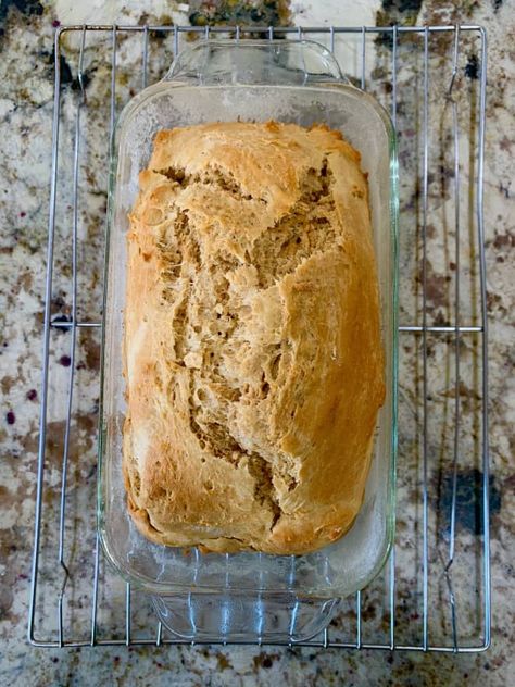 I Tried the Peanut Butter Bread That Reddit Is Obsessed with Butter Bread Recipe, Slow Cooker Cashew Chicken, Peanut Butter Bread, Butter Bread, Peanut Butter Recipes, Bread Recipes Homemade, Quick Bread, The Hype, How To Make Bread