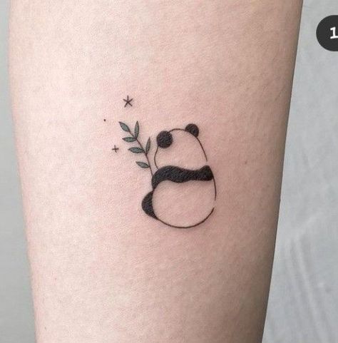 Tattoos Panda, Panda Head, Magic Runes, Panda Tattoo, Pisces Tattoos, White Ink Tattoo, Handpoke Tattoo, Head Tattoos, Subtle Tattoos