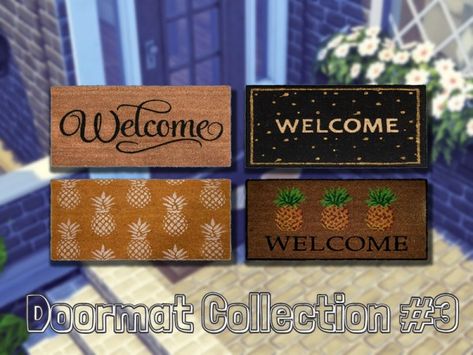 The Sims Resource: Doormat Collection 3 by Sooky • Sims 4 Downloads Sims 4 Decor Cc, Sims 4 Decor, Sims 4 Cc Decor, Play Sims 4, Sims 4 Clutter, Pelo Sims, David Sims, Play Sims, Sims 4 Cc Folder