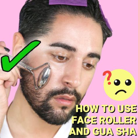 James Welsh - How To Properly Use GUA SHA And FACE ROLLER! 🥰 | Facebook Gua Sha For Double Chin, Use Gua Sha, Face Roller And Gua Sha, Gua Sha Routine, Evening Skin Care Routine, Roller And Gua Sha, Fluid Retention, Shes Amazing, Face Roller