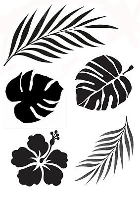 Leaves Stencil, Craft Stencils, Idee Cricut, Leaf Stencil, Leaf Drawing, Stencil Patterns, Silhouette Portrait, Stencil Crafts, Stencil Template