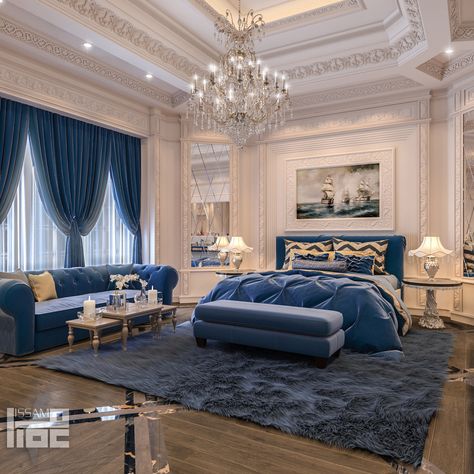 https://www.flickr.com/photos/isam_zaghairet/29537786190/in/dateposted-public/ Royal Bedroom, تصميم داخلي فاخر, Luxury Bedroom Design, Interior Design Per La Casa, Luxurious Bedroom, Luxury Bedroom Master, Classic Bedroom, Mansion Interior, Elegant Bedroom