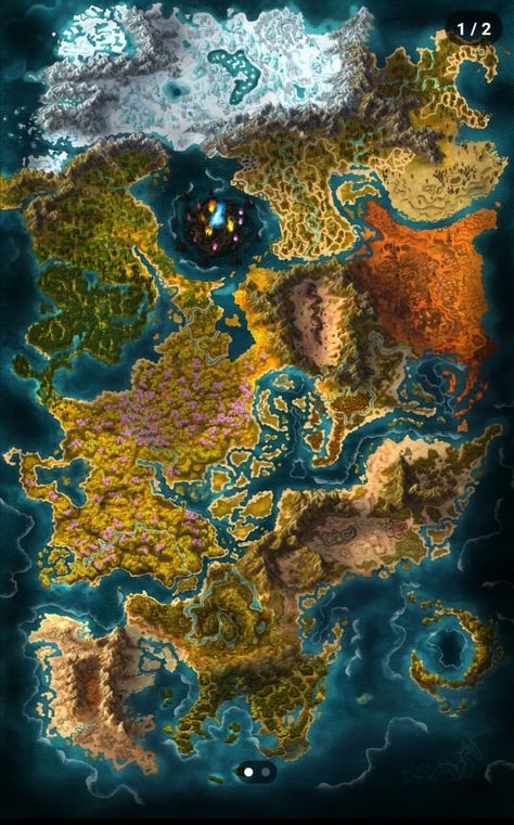 Imaginary Maps World, Worldbuilding Map, Dnd World Maps, Fantasy Island Map, Dnd Maps World, Map Monde, Maps Design, Pathfinder Maps, Fantasy City Map