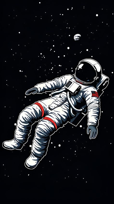 Discover the serenity of space with this vivid depiction of an astronaut adrift amidst the cosmos. Perfect for your wall, save & follow for more celestial wonders. Float into the infinite with art that transcends. #CosmicArt #SpaceLove #AstronautInSpace #imageprompt #AiImage Astronaut Floating In Space, Floating In Space, Astronaut Art, Cosmic Art, Sell Photos, Astronauts In Space, Journaling Ideas, The Cosmos, Visual Content