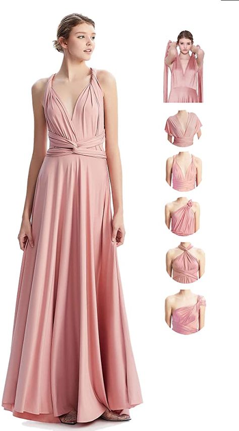 Infinity Bridesmaid Dress, Convertible Wedding Dresses, Infinity Dress Bridesmaid, Multiway Dress, Womens Bridesmaid Dresses, Wrap Dress Long, Wedding Dress Prices, Multi Way Dress, Evening Dress Floor Length