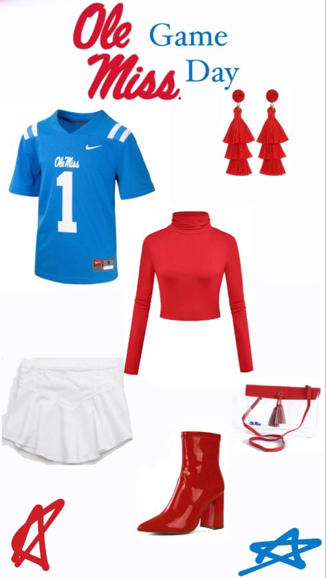 Ole Miss Game Day Outfit White, Ole Miss Gameday Outfit, Ole Miss Outfit, Ole Miss Game Day Outfit, Ole Miss Girls, Ole Miss Game Day, Lsu Gameday, College Skirt, Gameday Fits