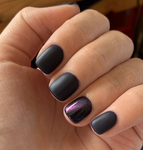 Cat Eye Nails Matte, Dark Matte Nails, Nails Matte, Eye Nails, Cat Eye Nails, Matte Nails, Stylish Nails, Hair And Nails, Cat Eye