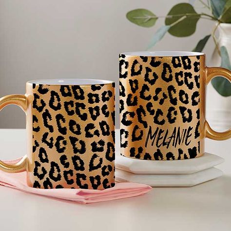 Personalized Coffee Mugs | Personalization Mall Custom Styrofoam Cups, Leopard Print Gifts, Custom Coffee Mugs, Disposable Coffee Cups, Personalization Mall, Styrofoam Cups, Foam Cups, Custom Cups, Personalized Coffee Mugs