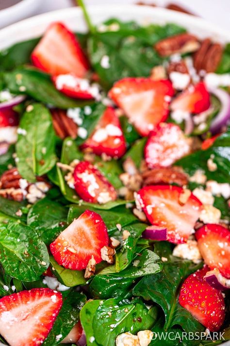 Strawberry Spinach Salad With Poppyseed Dressing, Spinach Salads Strawberry, Spinach Strawberry Salad Poppyseed, Spinach Strawberry Salad Recipes, Strawberry Spinach Salad With Balsamic, Spinach Salad Recipes Easy, Strawberry Spinach Salad With Poppyseed, Spinach Salad With Strawberries, Spinach And Strawberry Salad