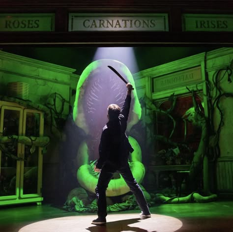 Little Shop Of Horrors Wallpaper, Little Shop Of Horrors Aesthetic, Broadway Photography, Little Shop Of Horrors Musical, Theater Kid Aesthetic, We Are The Ants, Musicals Aesthetic, Lil Shop Of Horrors, Tech Theatre