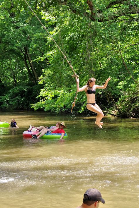 Green River in the North Carolina mountains near Saluda - tubing and jumping from a rope. River Jumping Aesthetic, River Tubing Aesthetic, Tubing Aesthetic, Tubing On The Lake, River Jumping, Saluda North Carolina, North Carolina Summer, River Swimming, River Aesthetic