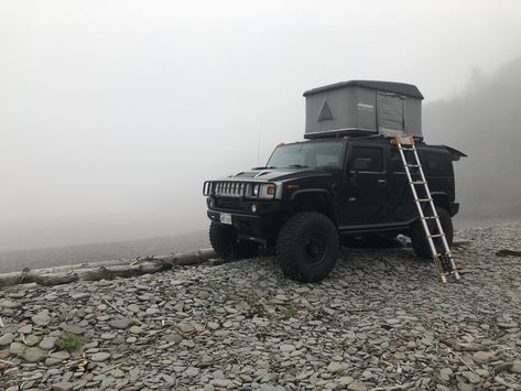 Rooftop camper Hummer H3 Overland, Rooftop Camper, Hummer H1, Hummer H3, Truck Stuff, Hummer H2, Truck Ideas, Camping World, Car Stuff