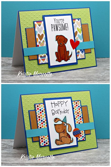 Dog Cards Handmade, Kristie Marcotte, Gift Wraps, Paper Smooches, Card Layouts, Paper Packs, Make Cards, Design Cards, Best Things In Life