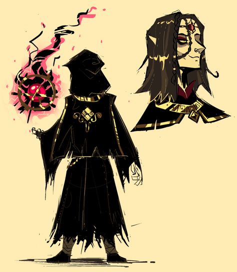 Occult Character Design, Cloaked Figure Dnd, Evil Wizard, Vampire Masquerade, Contemporary Fantasy, Art Tumblr, Skeleton Art, Zelda Art, High Fantasy