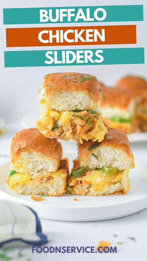 I love Sliders so much and so does my family! But there’s something we love even more than sliders; the famous buffalo chicken sliders! rnrnThe creamy, cheesy, and savory dip that goes well with carrots, celery sticks, and saltine crackers is something I specially prepare for movie or game nights. Therefore, for my family’s love for buffalo chicken, I gave our weekly sliders the same taste. Buffalo Chicken Sliders Recipes, Sliders Recipes Chicken, Buffalo Chicken Sliders, Creamy Ranch Dressing, Celery Sticks, Carrots Celery, Chicken Sliders, Saltine Crackers, Hawaiian Rolls