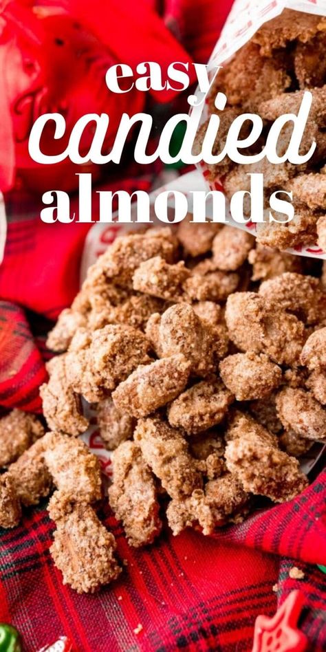 The Best Easy Candied Almonds Recipe - dessert #dessert German Candied Almonds, Crock Pot Candied Almonds, Almonds Recipe Snacks, Sweet Roasted Almonds, Air Fryer Candied Almonds, Candied Almonds Recipe Easy, Candy Almonds Recipe Easy, Candied Almonds Stovetop, Air Fryer Almonds