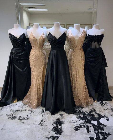 Black And Gold Prom, Black And Gold Prom Dress, Gold Prom Dress, Gold Prom, Gold Prom Dresses, Wedding Collection, Bridesmaids Dresses, Black And Gold, Prom Dress