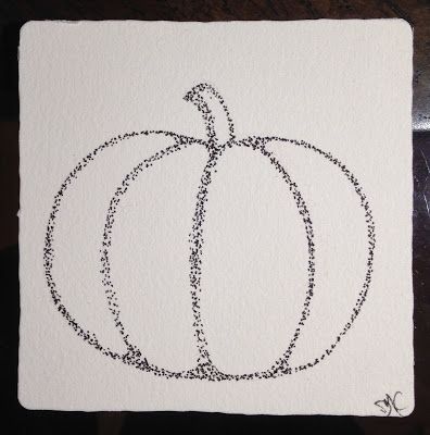 Monotangle Zentangle Pumpkin Pumpkin Pointillism, Zentangle Pumpkin, Pointilism Art, Zentangle Doodles, Georges Seurat, Stag Beetle, Art Halloween, Coffee Staining, Zentangle Art