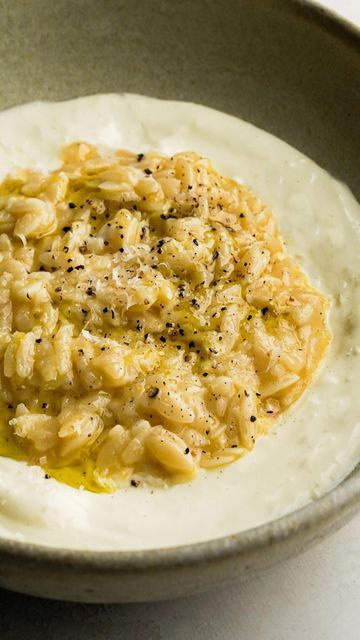 Ricotta Recipes Healthy, Creamy Lemon Orzo, Whisper Of Yum, Orzo Pasta Recipes, Lemon Pasta Recipes, Creamy Orzo, Whipped Ricotta, Lemon Orzo, Ricotta Recipes