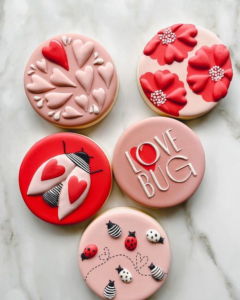 Cookies For Valentines Day, Valentine Cookies Decorated, Valentines Day Sugar Cookies, Valentine Sugar Cookies, Royal Iced Cookies, Cookies Theme, Iced Sugar Cookies, Sugar Cookie Designs, Valentines Day Cookies