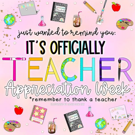 happy teacher appreciation week - please remember to thank a teacher or just let them know how much you appreciate them 🤍 Happy Illustrations, Happy Teacher Appreciation Week, Teacher Wallpaper, Teacher's Quotes, School Staff And Teachers Appreciation, Happy Teacher, Teacher's Blog, Teacher Desk, Teacher Memes