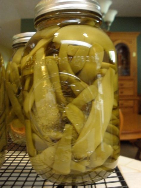 Roma Beans 1 jar Romano Beans, Fermenting Recipes, Canning Jam, Fermentation Recipes, Summer Veggies, God Heals, Vegetables Recipes, Pressure Canning, Canning And Preserving