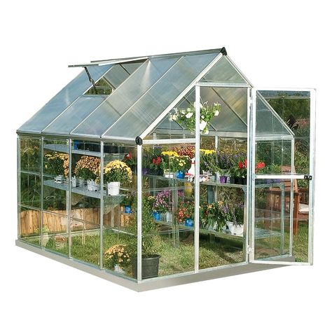 Roof Vent Included and Accessories Available for Purchase Best Greenhouse, Hobby Greenhouse, Aquaponics Diy, Walk In Greenhouse, Polycarbonate Greenhouse, Build A Greenhouse, Indoor Greenhouse, Home Greenhouse, Polycarbonate Panels