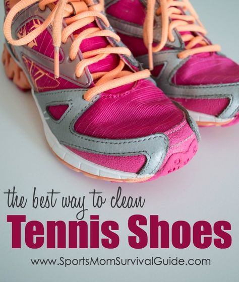 Kids and shoes...It seems they are either outgrowing them too quickly or they are always filthy!  Find out  the best way to clean tennis shoes and make them look new again. Clean Tennis Shoes, Health Hacks, Discount Nikes, Nike Shoes Cheap, Nike Free Shoes, Nike Shoes Outlet, Nike Shox, Cheap Nikes, Sports Mom