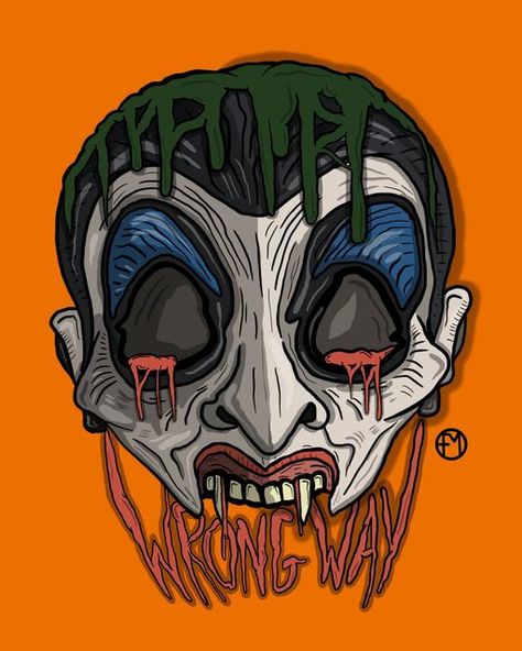 Trick Or Treat Drawing, Treat Drawing, Vampire Fanart, October Pumpkins, Trick R Treat, Brow Artist, Lowbrow Art, Scary Movies, Horror Art