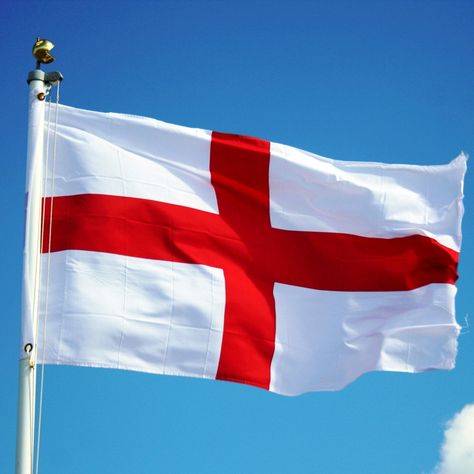 Saint George's flag the flag of England Flag Of England, St George, England, Flag, Red, Blue, White