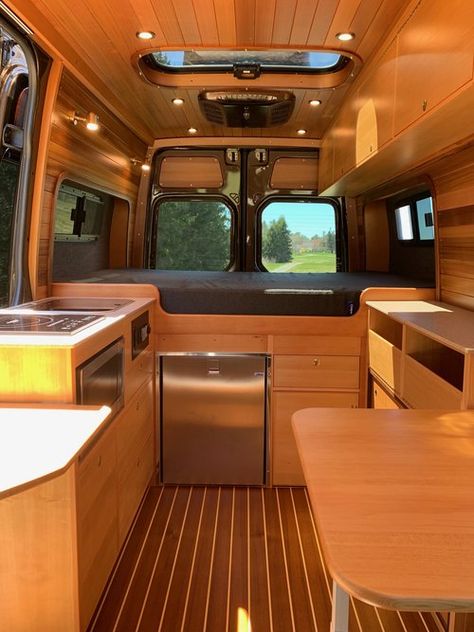 Mercedes Sprinter Van, Camper, Campervan, Custom, Maine, New England, sleep sideways, custom RV,  custom Sprinter Sprinter Camper Conversion, Sprinter Van Camper, Camping Vans, Custom Rv, Mercedes Camper, Mercedes Sprinter Camper, Land Yacht, Kombi Motorhome, Sprinter Van Conversion