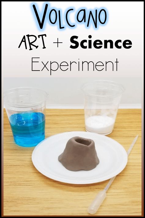 Easy Diy Volcano, Summer Stem Activities For Kids, Volcano Experiment For Kids, Dinosaur Inquiry, Diy Volcano, Volcano For Kids, Volcano Project, Summer Stem Activities, Volcano Art